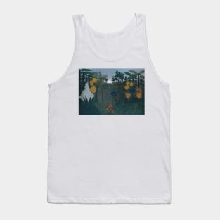 The Repast of the Lion by Henri Rousseau Tank Top